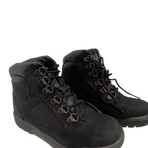 TIMBERLAND KIDS | 6inch black suede  boots boys size 13.5